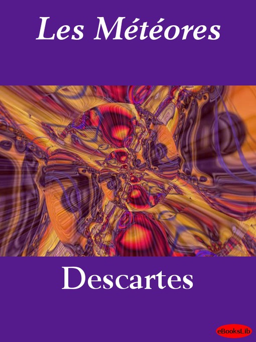 Title details for Les Météores by René Descartes - Available